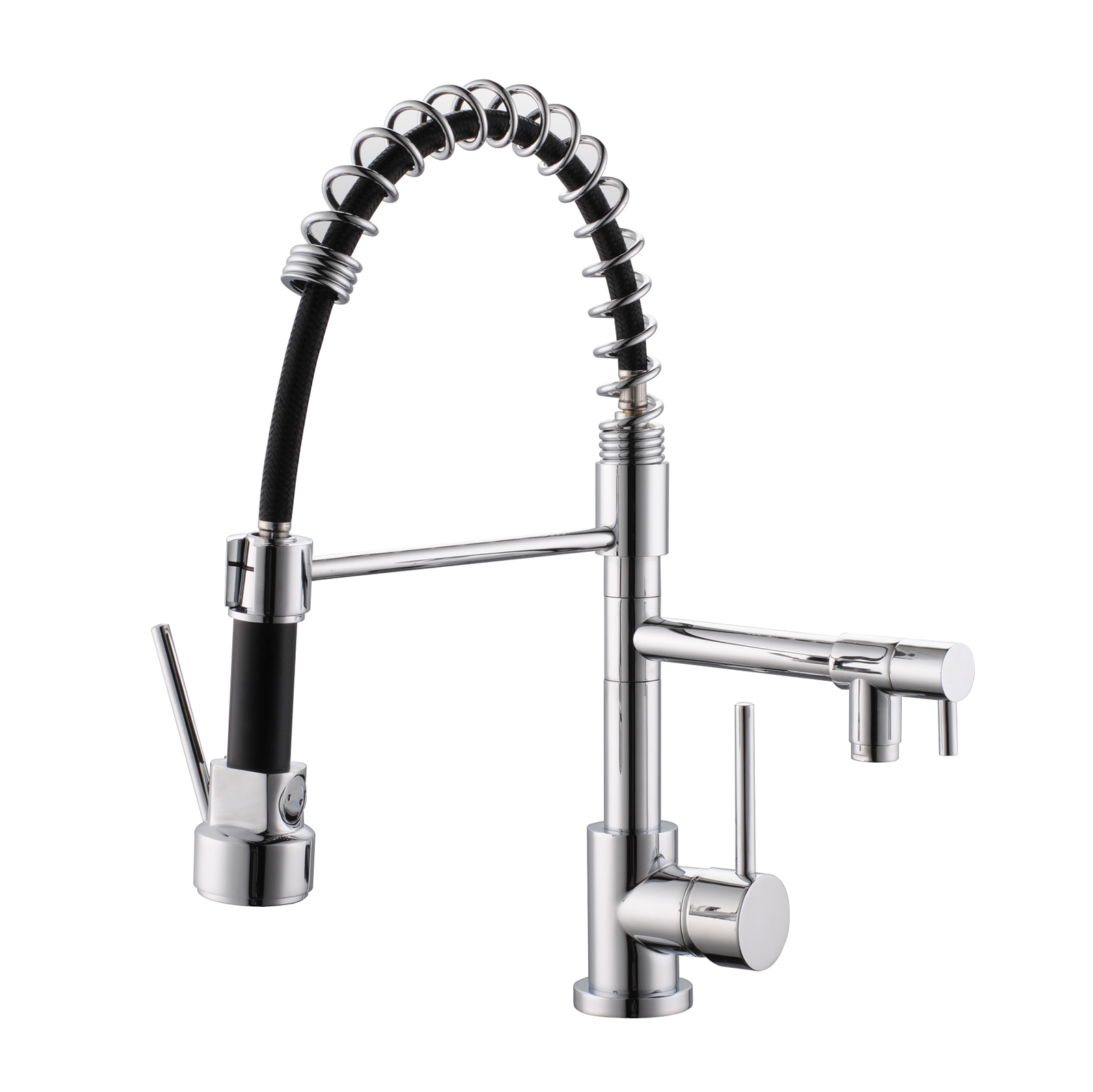 Tolo Round Pull- Out Kitchen Mixer Tap