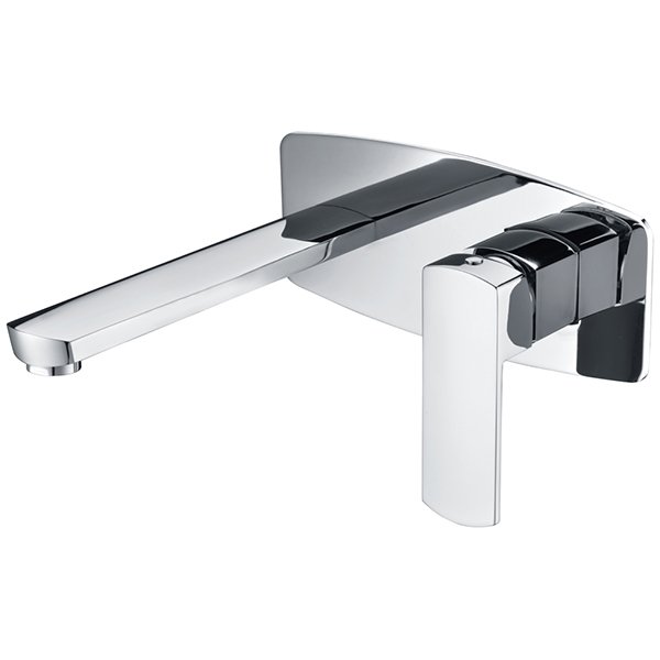 Wall Mounted Chrome Basin/Bath Mixer