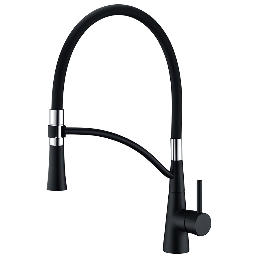 Tolo Black Pull Down Kitchen Mixer