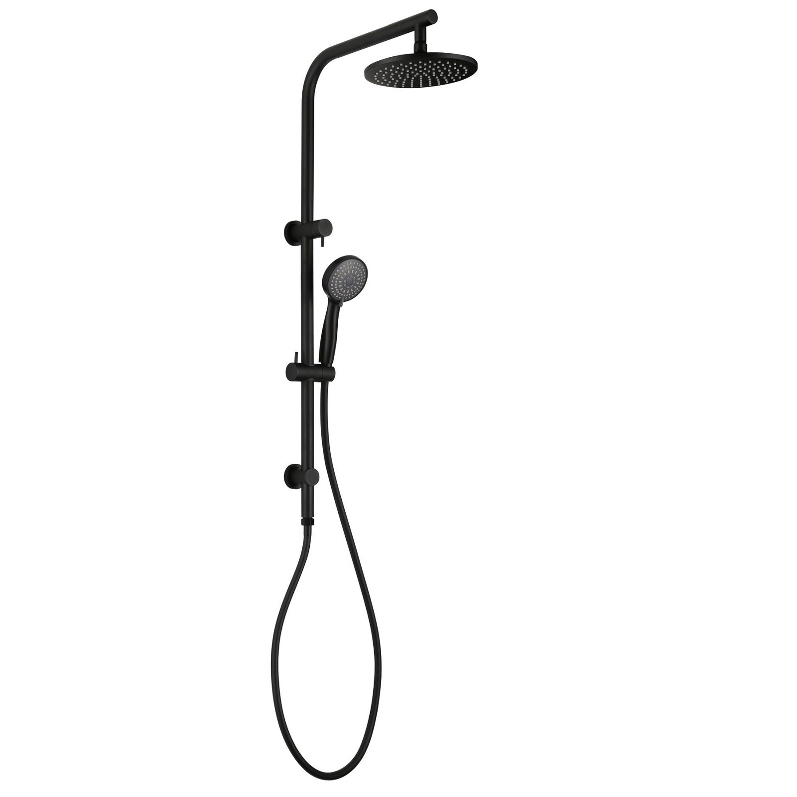 Tolo 8'' Round Black Shower