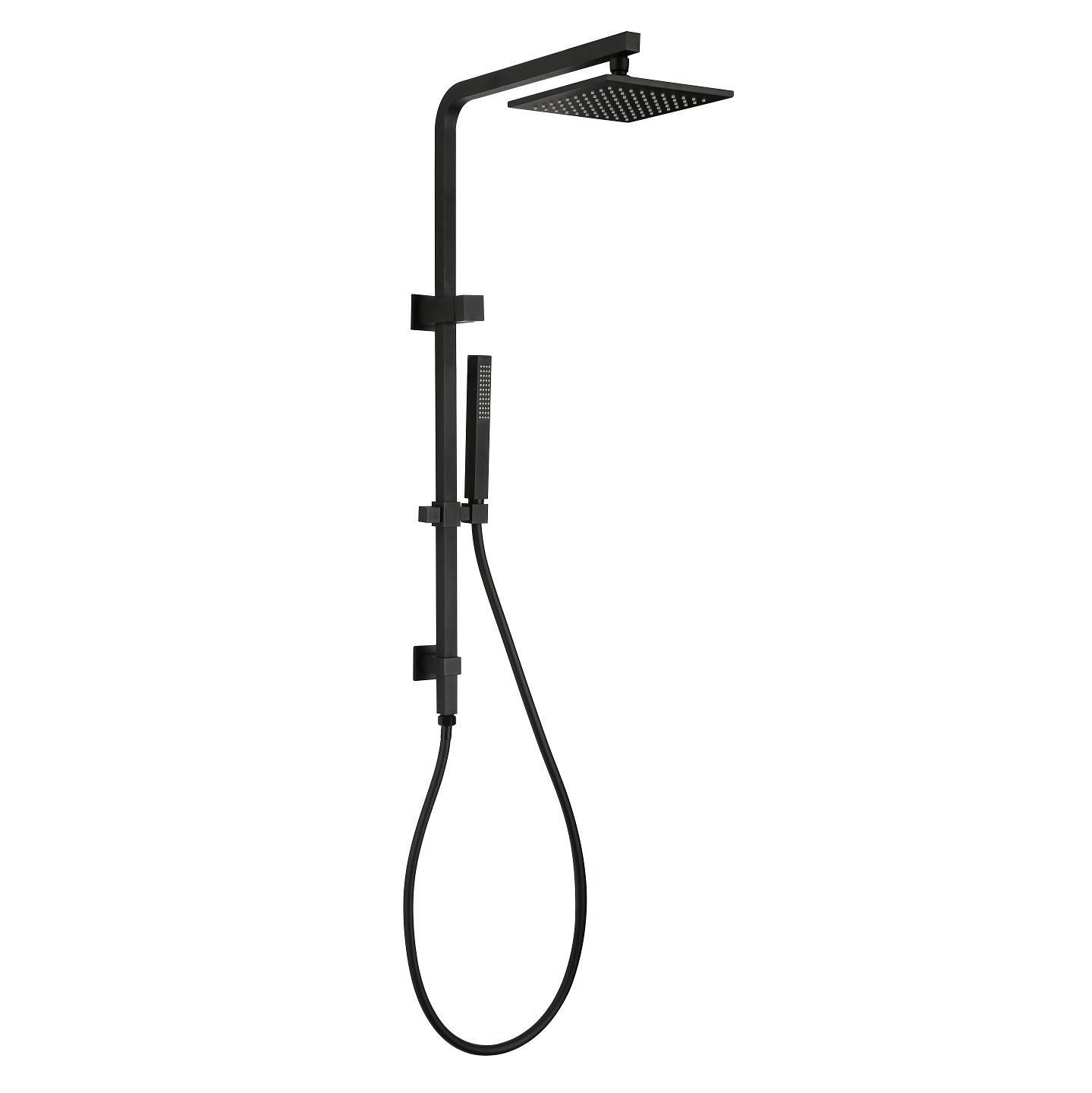 Tolo 8'' Black Square Shower