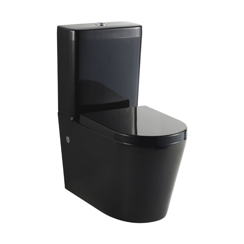TOLO Rimless Toilet Suite- Matt Black 008B